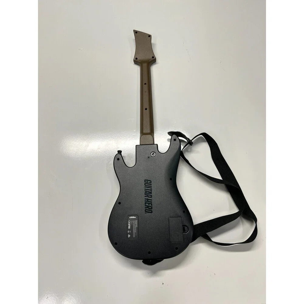 ACTIVISION GUITAR HERO POWER WIRELESS GUITAR XBOX 360 PS3 NO DONGLE W/ STRAP